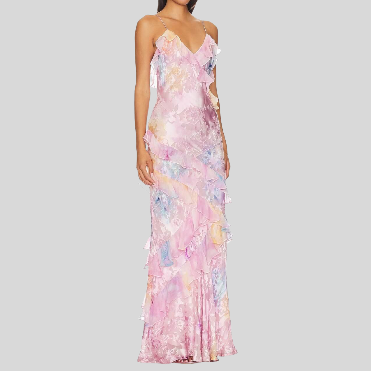 Serena Ruche Maxi Dress