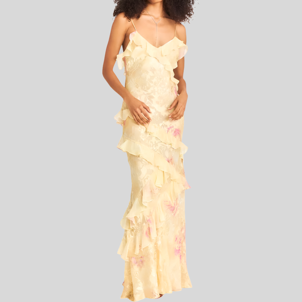 Serena Ruche Maxi Dress