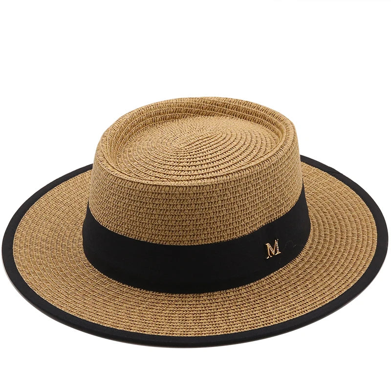 Straw Ribbon Sun Hat