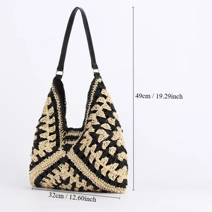 Viral Straw Shoulder Bag