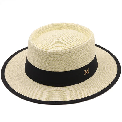 Straw Ribbon Sun Hat