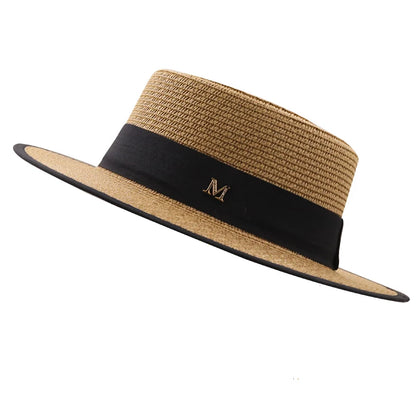 Straw Ribbon Sun Hat