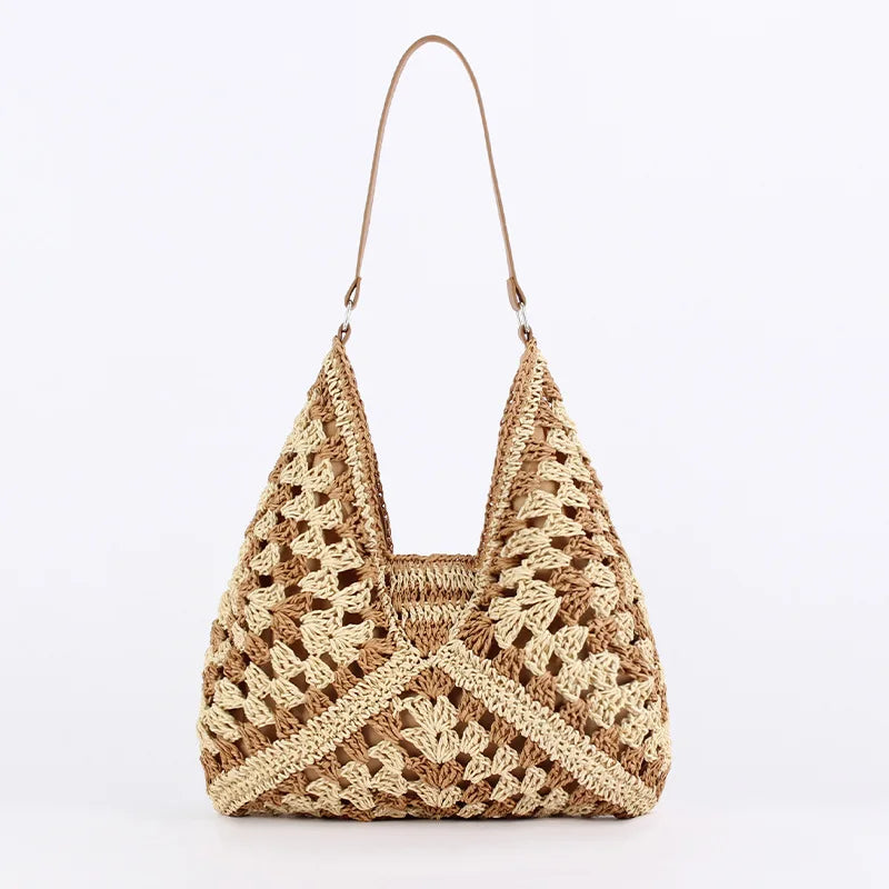 Viral Straw Shoulder Bag