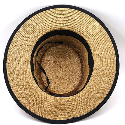 Straw Ribbon Sun Hat